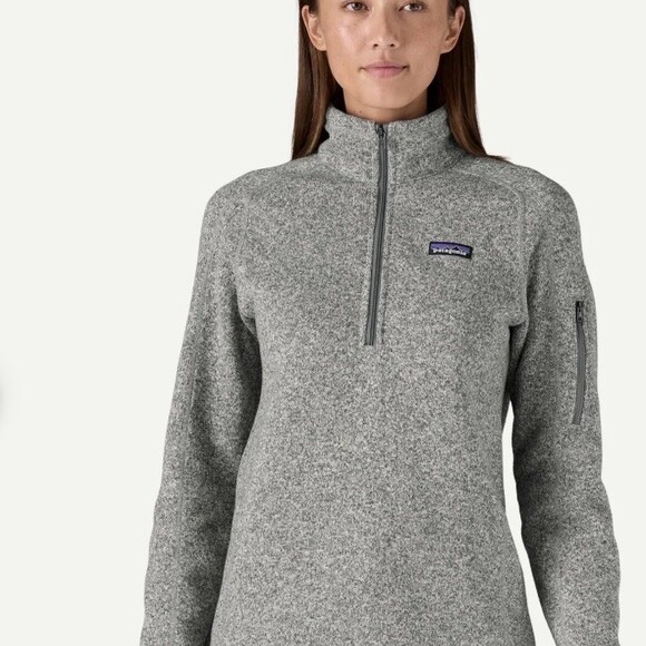 Patagonia Tops - Patagonia Better Sweater 1/4 Zip Fleece Pullover Womens Gray Size M